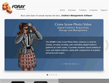 Tablet Screenshot of foray.com